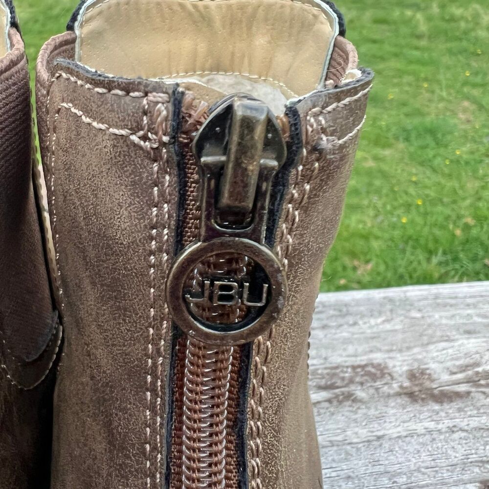 JBU by Jambu Womens Peacock Faux Leather Water Resistant Chelsea size 7.5 - Picture 4 of 7
